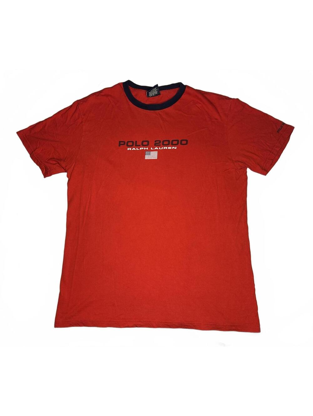Polo Sport 2000 Ralph Lauren Red T-Shirt Mens Large